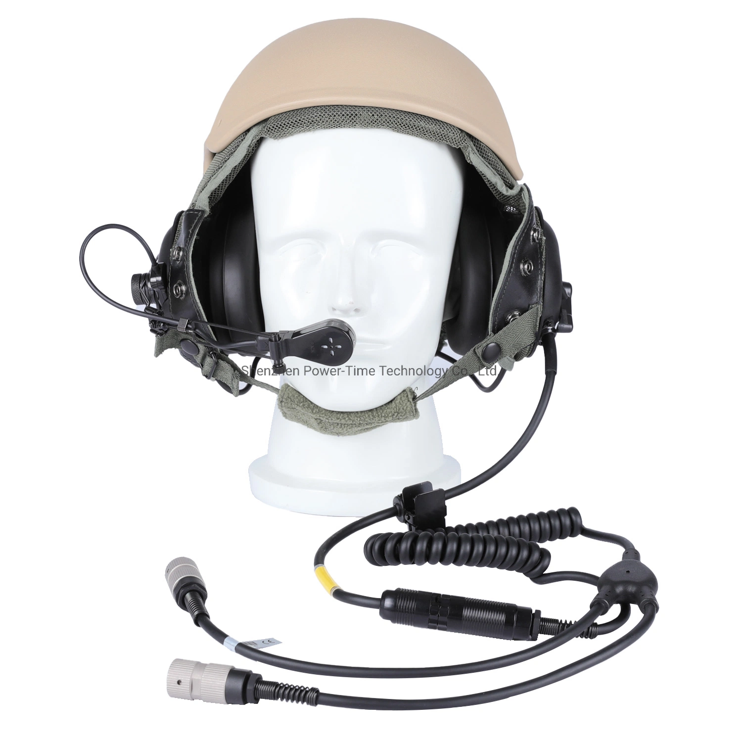 Desert Helmet CVC Dynamic Mic M-138/G Headset Dh-132