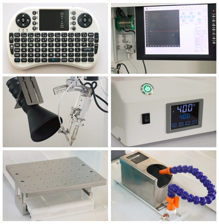 Intelligenter Mini-automatischer SMD-Teile PCBA-Montagelötkolben Station mit Mikroskop-CCD-Funktion