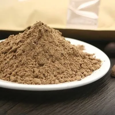 La semilla de té en polvo aditivo para alimentación animal con un alto saponina