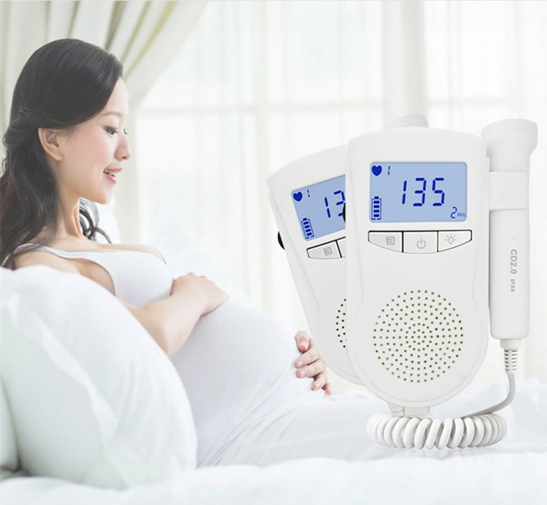 Doppler Fetal Medical Ultrasound High Fidelity Sound Portable Baby Heart Monitor