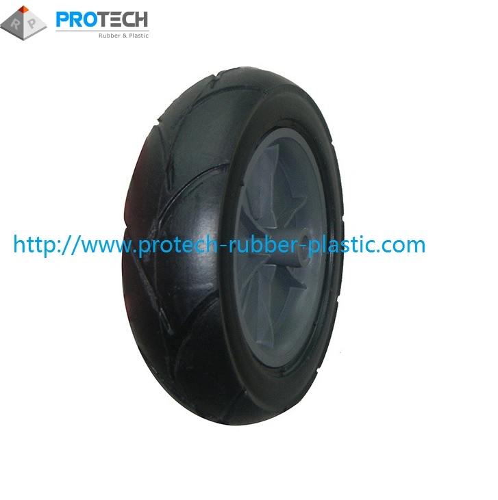 Customized High Quality Foaming Tyre Wheelbarrow /Wheel Barrow Solid Rubber Wheel/Rubber Handtruck PU Foam Wheel