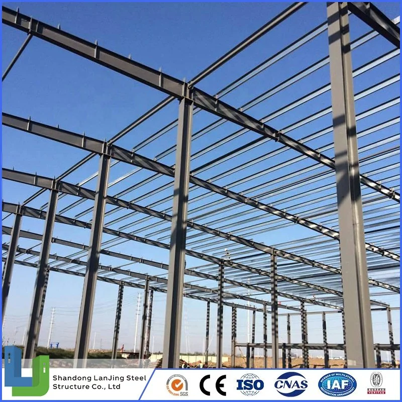 Estructura de acero Hangar galvanizado Galvanizado Galanizado Galanizado Galanizado Galanizado Galanizado Galanizado Con Sección H Prehab estructura de Acero Construcción Camp Log Cabin Kit