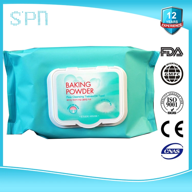 Special Nonwovens Flushable Non-Irritant Makeup Remover Cleaning Disinfect Soft Wet Wipe with SGS Certification