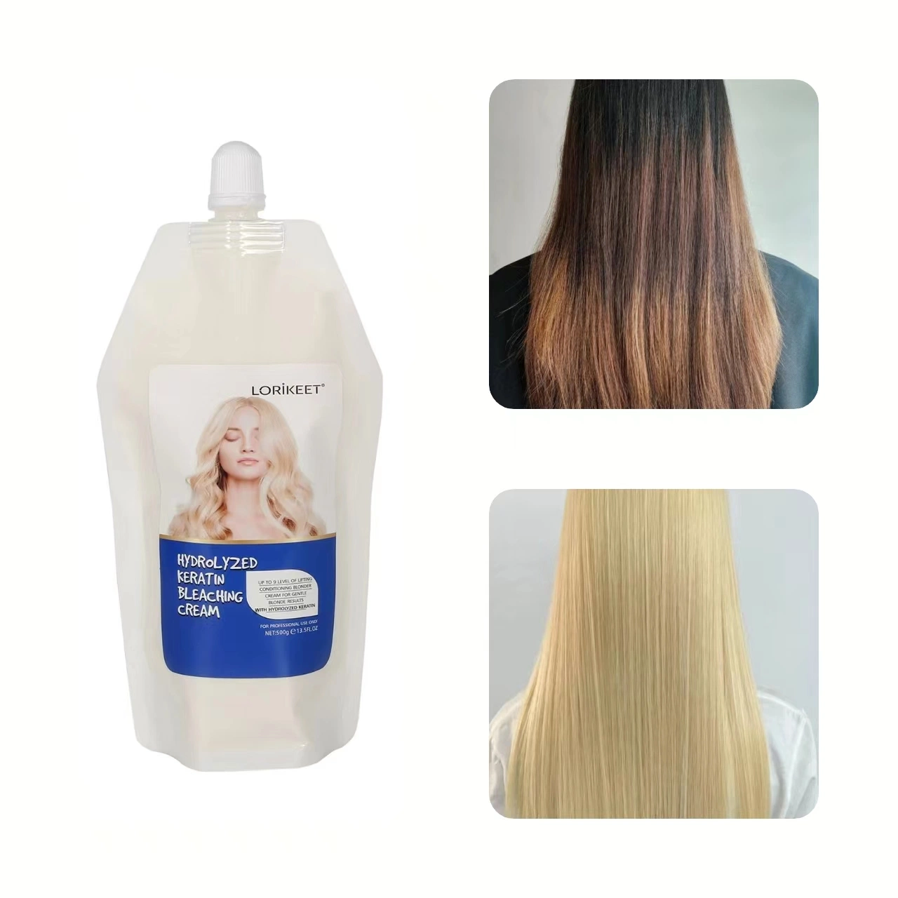 Oxy Bleach Cream Blonde Haarbleiche für Haaraufhellung Creme