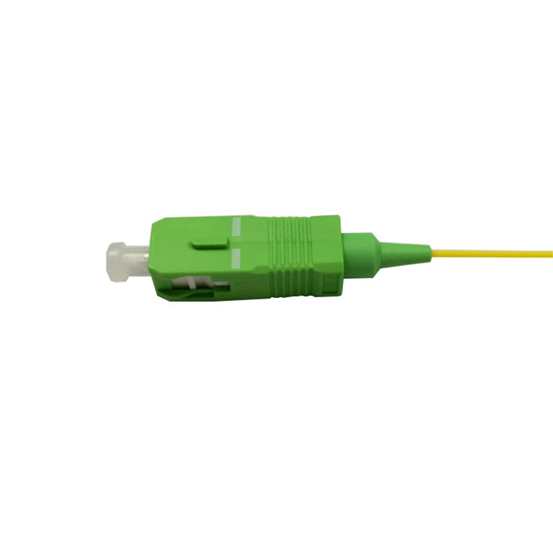 De Fibra Óptica de alta calidad de la coleta de 0,9 mm de fibra óptica de 1m de la coleta de 0,9 mm con conector SC.