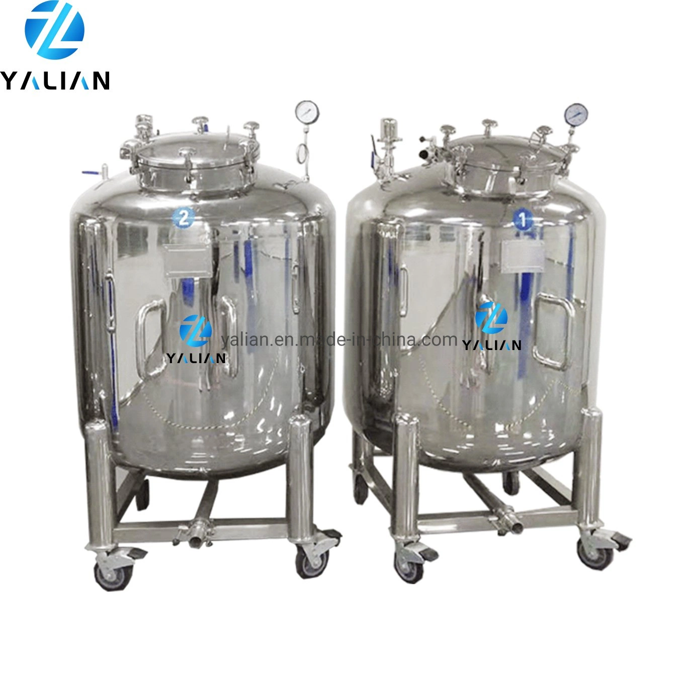 450L Movable Tank Customized Stainless Steel Vessel