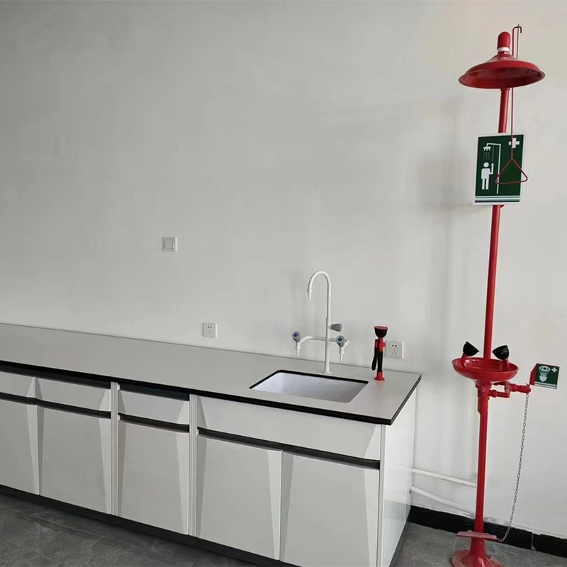 Acero personalizada Modular de madera mesa de laboratorio de ciencias