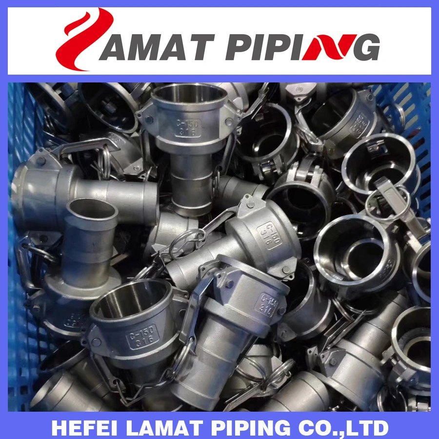 China-Factory-High-Quality Aluminum/Copper/Brass /PP Stainless Steel Camlock Coupling Fittings