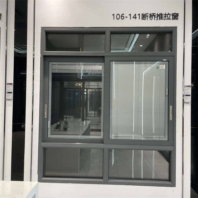 Aluminum Aluminium Metal Sliding Casement Window Glass Window