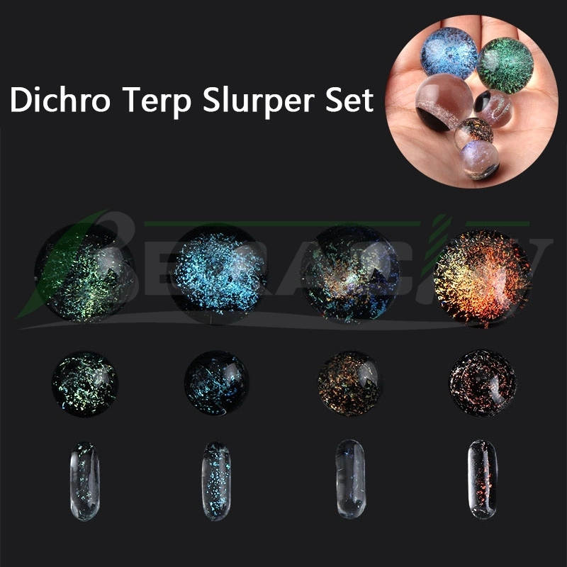 Hot Selling Dichro Glass Terp Slurper Set Adapts to Bangers Smoking Accessories