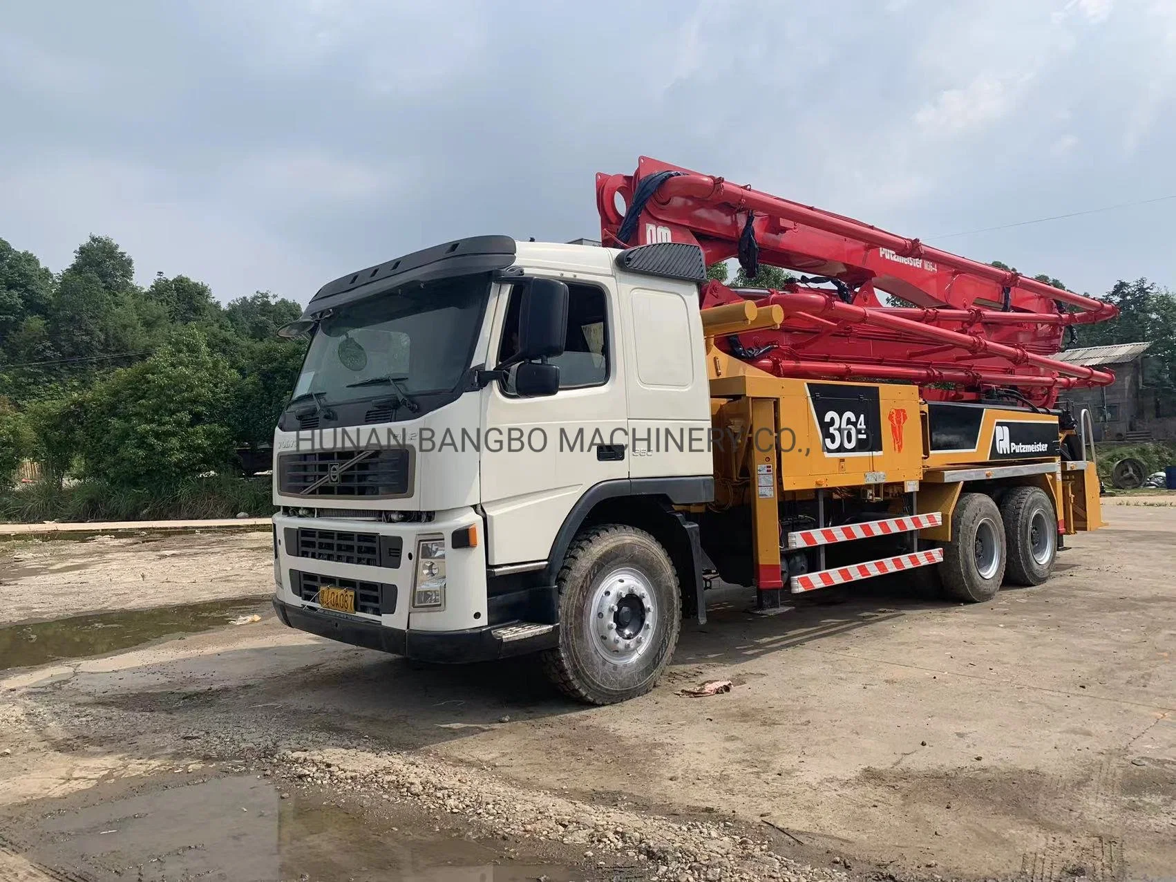 Putzmeister 36m Refurbished Beton Pump Used Volvo Concrete Pump Truck