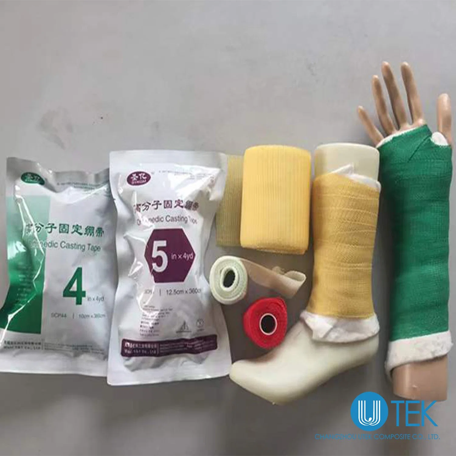 Medical Polymer Splint Orthopedic Fiber Glass Casting Tape