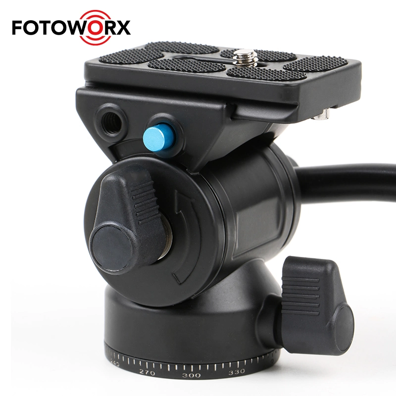 Fotoworx Mini Fluid Head Video Head for DSLR Photography Video Shooting