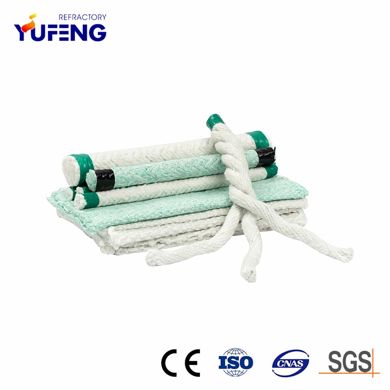 Fire Resistant Thermal Insulation Ceramic Fiber Rope for Foundries