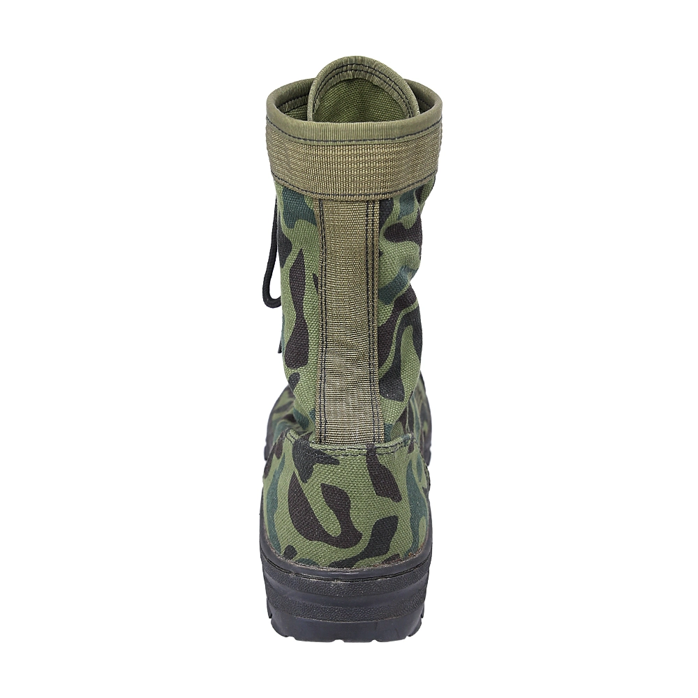 Doublesafe táctico militar usa botas de camuflaje verde de la policía