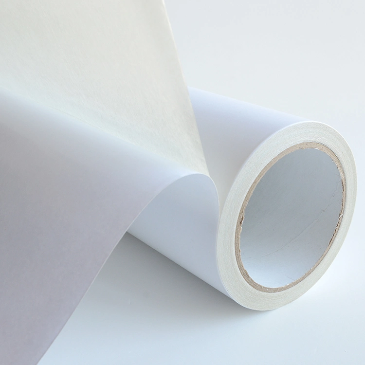 White Color Double Sided Adhesive Tape / Tissue Paper Tape for Daily Using