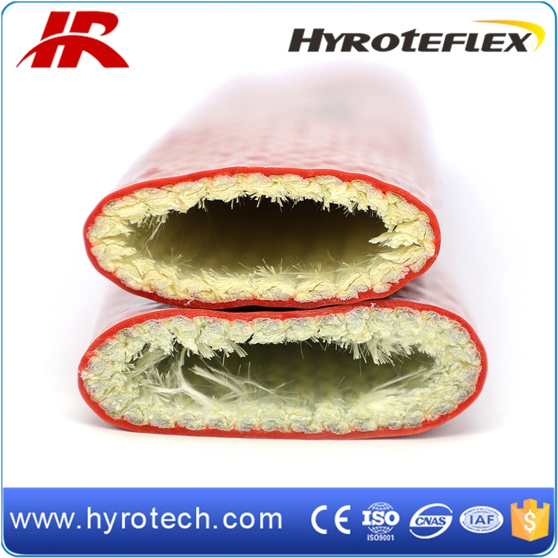 Manchon d'incendie en fibre de verre pour le flexible hydraulique de protection thermique