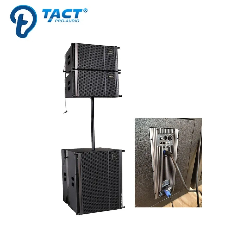 El tacto TQ10-P Line Array Self-Powered activa el sistema de audio altavoces PRO 2+1 por juegos.