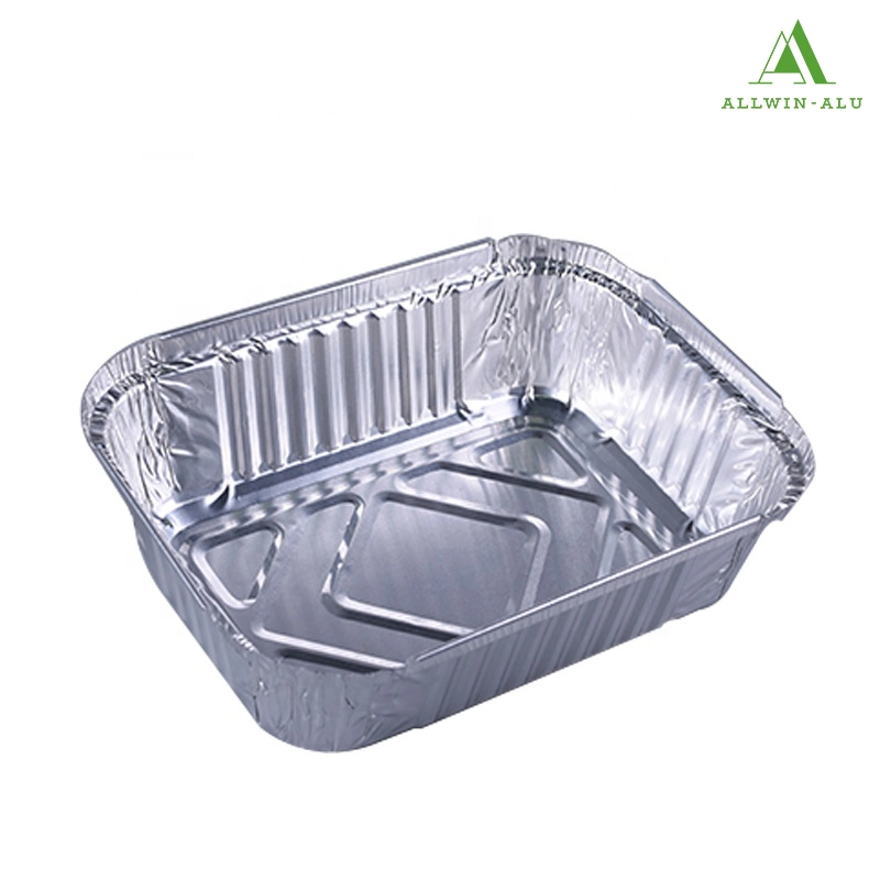 F4 Best Price Factory Directly Aluminum Foil Container/Tray with Cardboard Lid