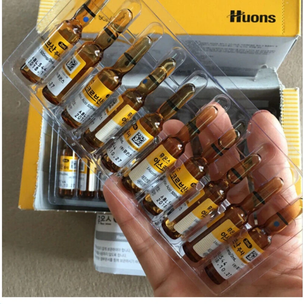 Korea Price Anti-Aging Huons Ascorbic Acid Inj Huons Vc Vitamin C 2mlx50 Vials Online