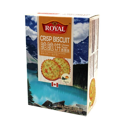 Royal Crispy Crunchy Crunchy Thin Biscuit Onion Cheese Flavor 230g