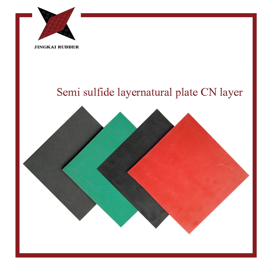 Natural Rubber Sheet with Semi-Vulcanized Layer Plus Cn Layer