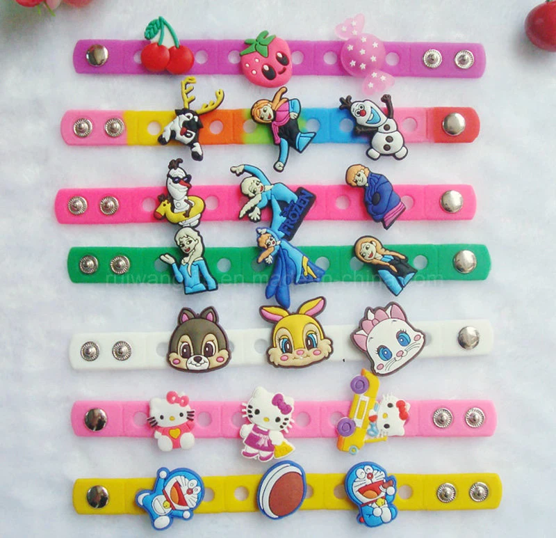 Custom Made Soft PVC Bracelet for Promotion (BR022)