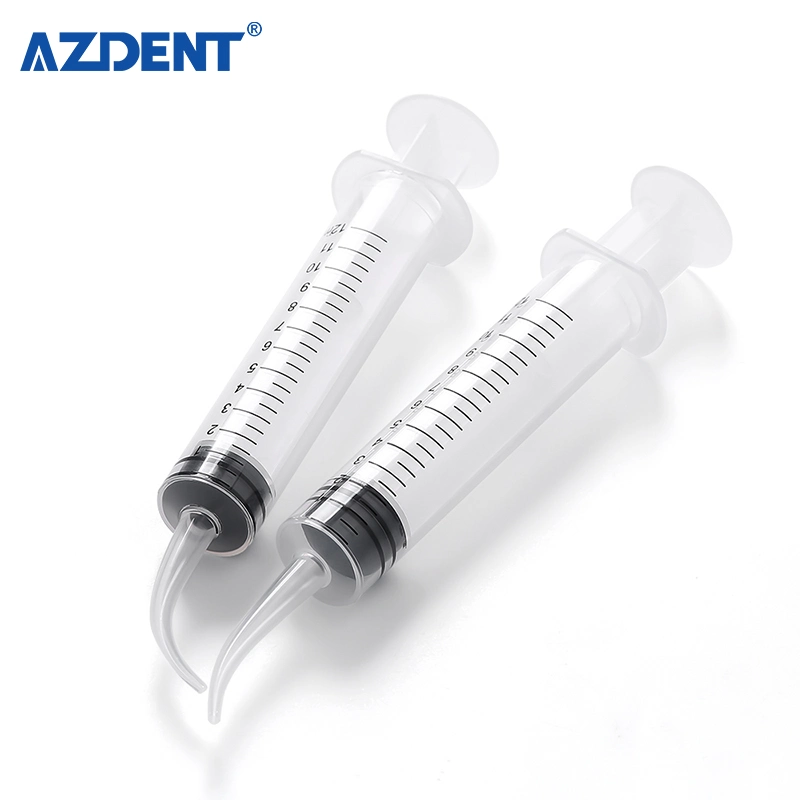 50 PCS/Box Medical Disposable Irrigation Utility Syringes Curved 12ml-Large/Small Diameter