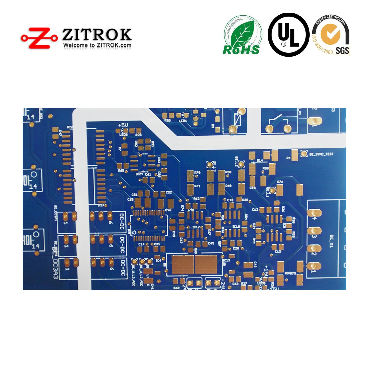 High Frequency Printed Circuit Board Rogers PCBA Circuit Electronics Board Assembly PCB Manufacturing and Assembly