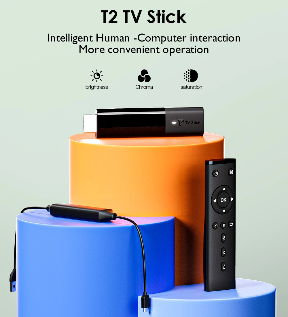 Antena dual 2GB 8GB Android nube TV Stick J22 (XH-A-001).