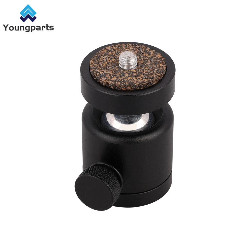 Youngparts giratorio de 360 Mini Bola Trípode para Cámara Digital DSLR DV Mini trípode Bola 1/4" de montaje con tornillos