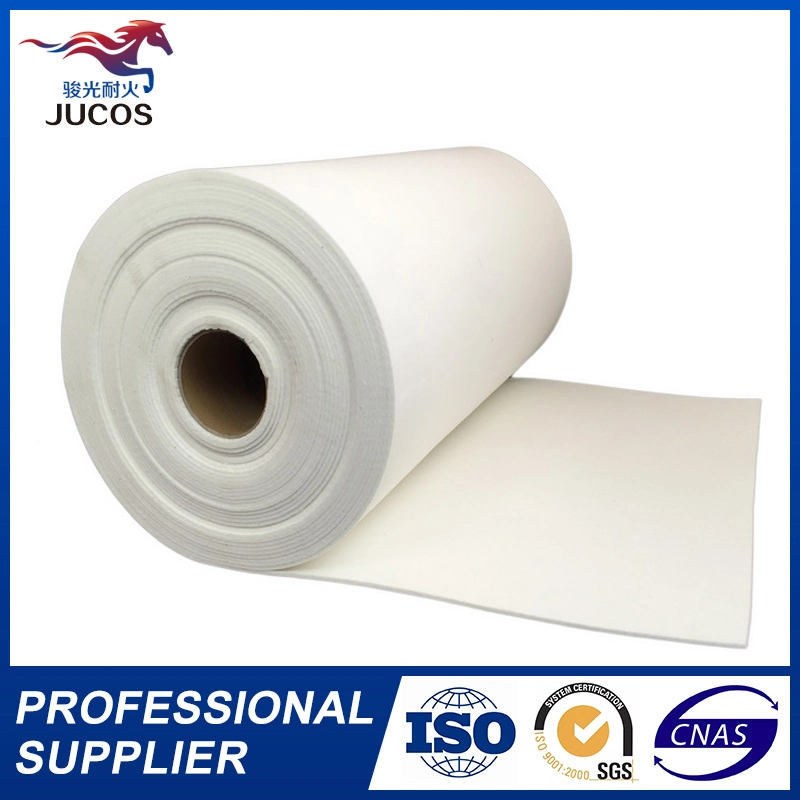 Thermal Insulation1260c 1400c Refractory Slab Insulating 1mm Thickness Ceramic Fiber Paper