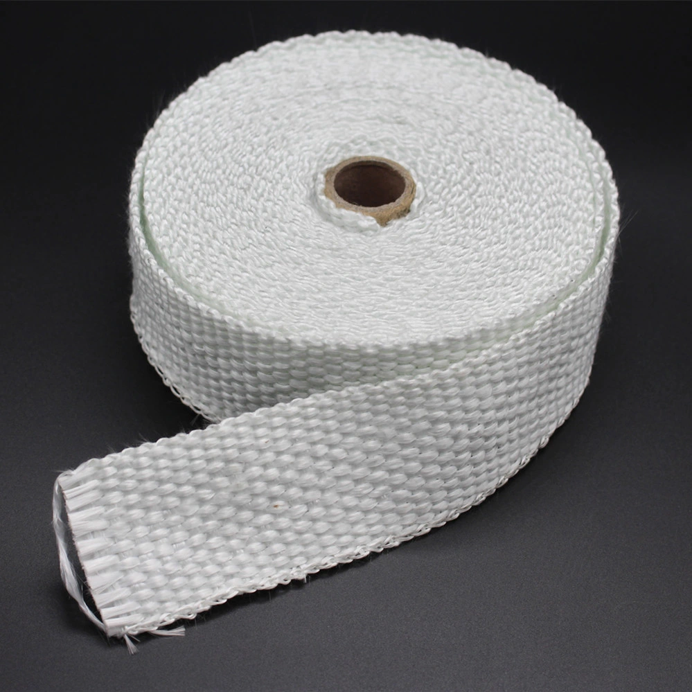 China Manufacturer Aluminum Foil Silicone Vermiculite Glass Fiber High Temperature Heat Resistant and Thermal Insulating Fiberglass Woven Tape