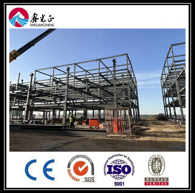 Q235B Modular Metal pré-fabricados pesados Estrutura de aço leve Pre-Engineered Estrutura de aço para a construção de uma estrutura de Fabricação (BYSS-101)