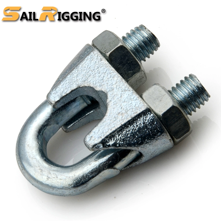 Galv Cheap DIN741 Safety Wire Rope Clamp Rope Accessories