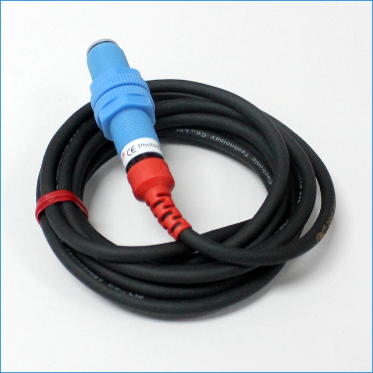 M12 PNP NPN Photoelectric Sensor for Bottle Packing Line Bottle Detecting