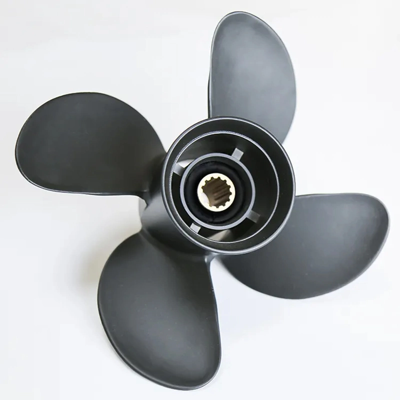 Boat Outboard Propeller 13X17 for Suzuki Df Series 70-140HP Aluminum 4 Stroke 15 Tooth Spline Factory Outlet 4 Blade Engine Part