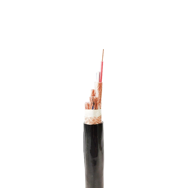 PE Insulated Copper Conductor Woven Sub-Shied and Total Shield PVC Sheathed Computer Power Cable