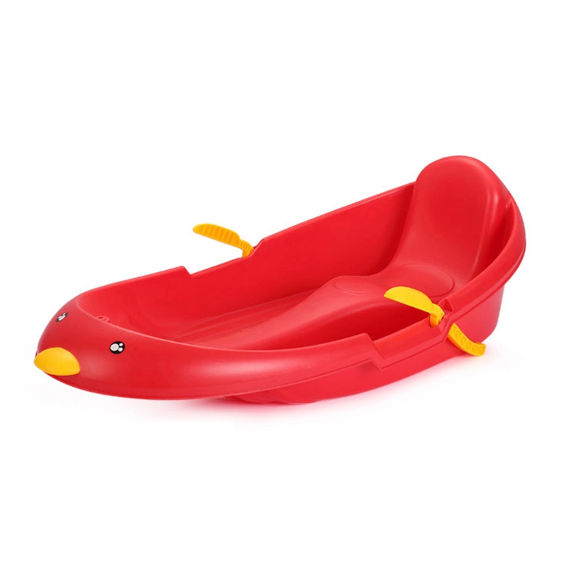 Hot Sale Penguin Adult Size Plastic Snow Sled Sledge