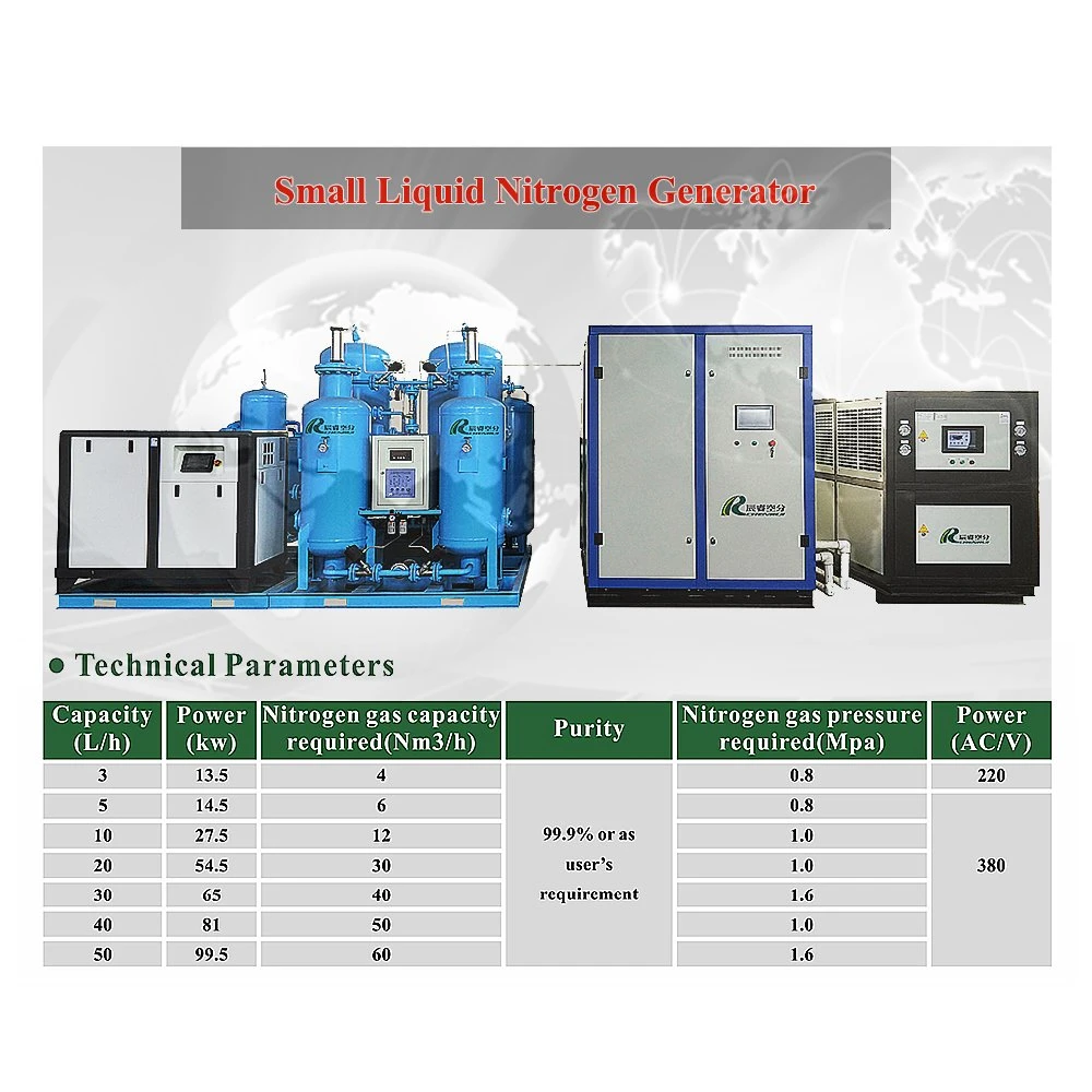 Chenrui Professional Liquid Nitrogen Generator Manufacturer Hot Sale Cooling Liquid Nitrogen