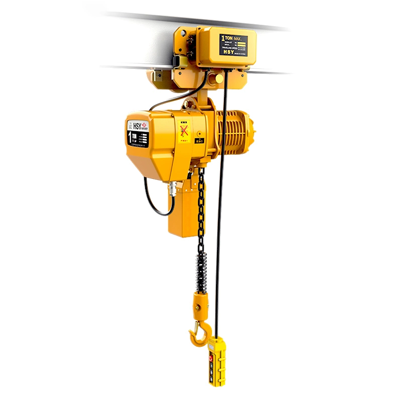 2 Ton Hugo Electric Chain Hoist with Electric Monorail Trolley