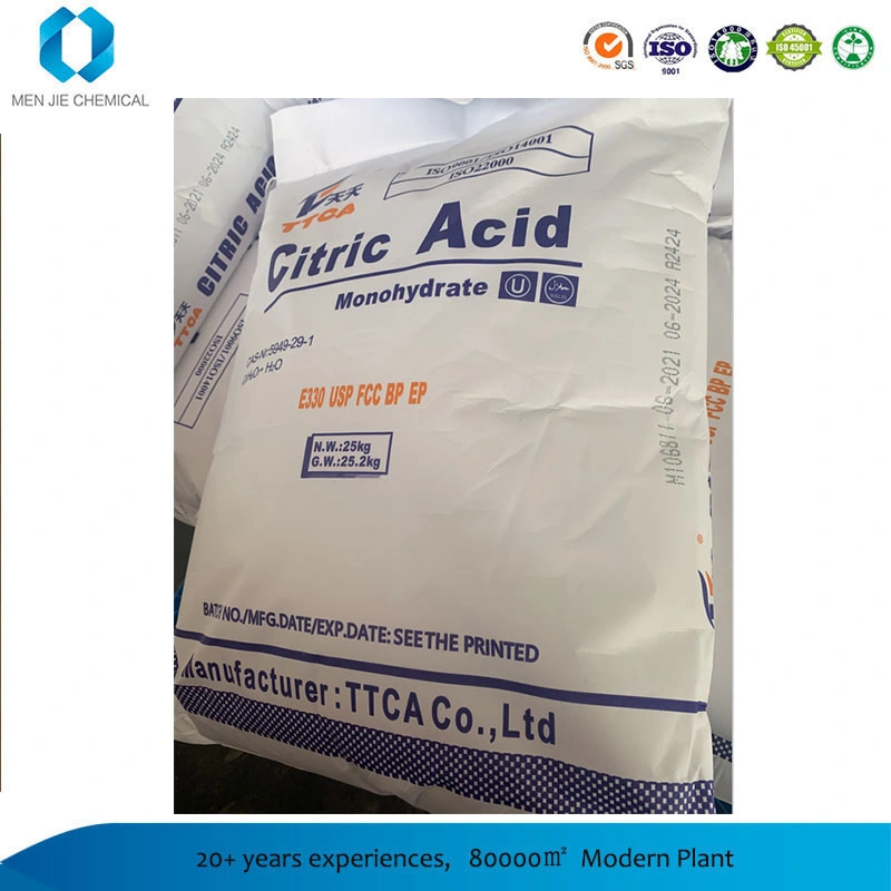 High quality/High cost performance White Powder Food Addtive Citric Acid Anhydrous Monohydrate