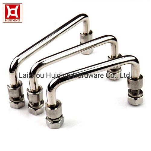 Steel Chrome Plated Chest Handles, Machine Parts Folding Handles Hardware Pull Handle, Adjustable Hardware Parts Industry Handles with Screw