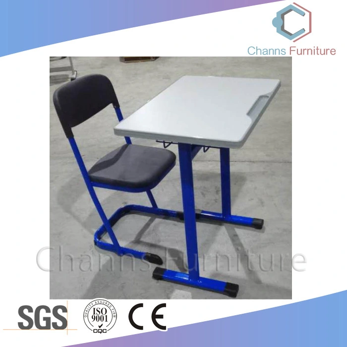 Grey Single Seat School Student Desk & Chair Furniture Sets (CAS-SD1802)