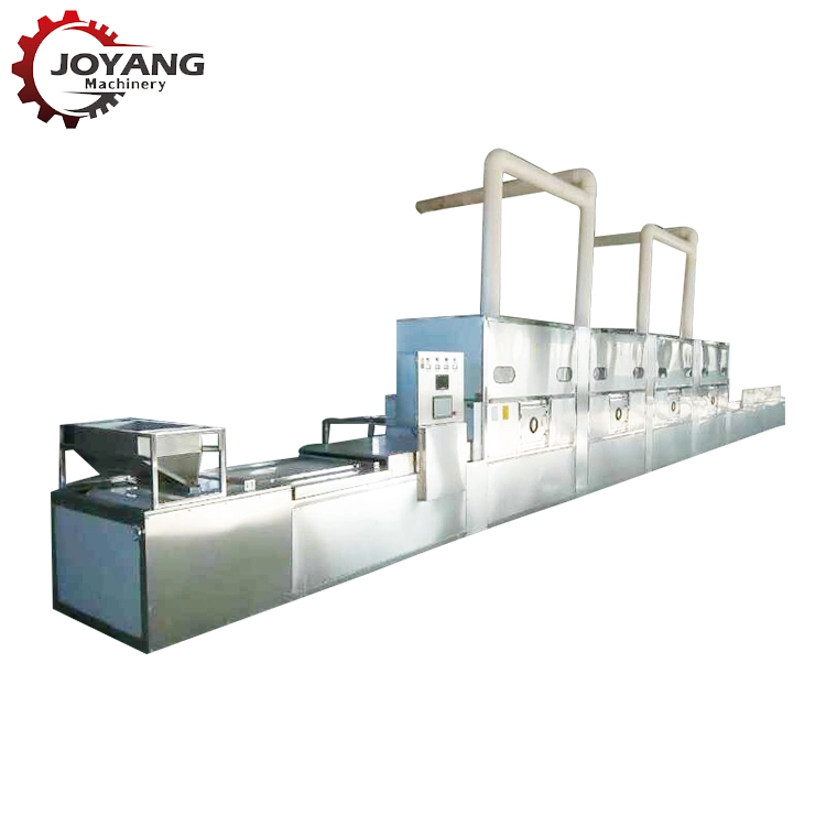 Tunnel Belt Microwave Peanut Nuts Curing Nuts Drying Machine