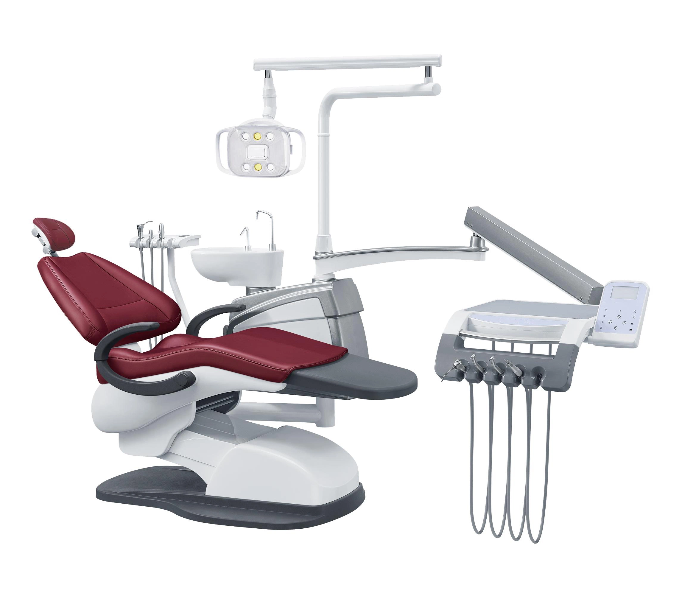 Dental Chair Luxury Dental Equipments with LED Sensor Light