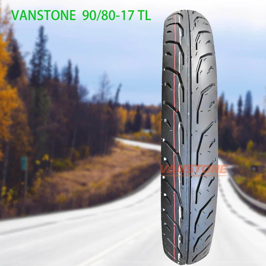 China Best-Selling High quality/High cost performance Non Slip Wear-Resistant 6pr and 8pr Tubeless 90/80-17