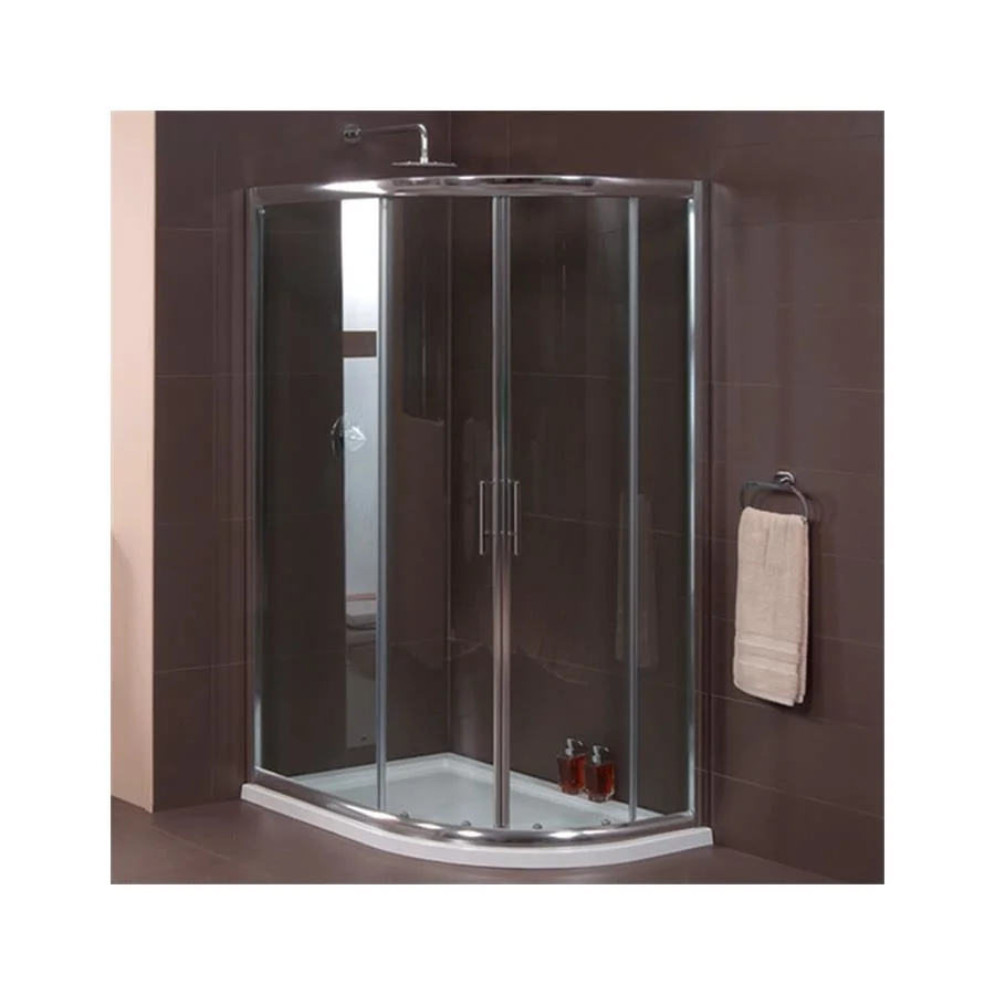 Luxury Simple Bathroom Sliding Tempered Glass Shower Door Cabin