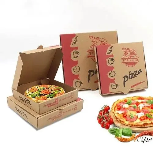 2023 Hot Selling Cheap personalizado reciclável caixa de pizza Carton Para embalagem