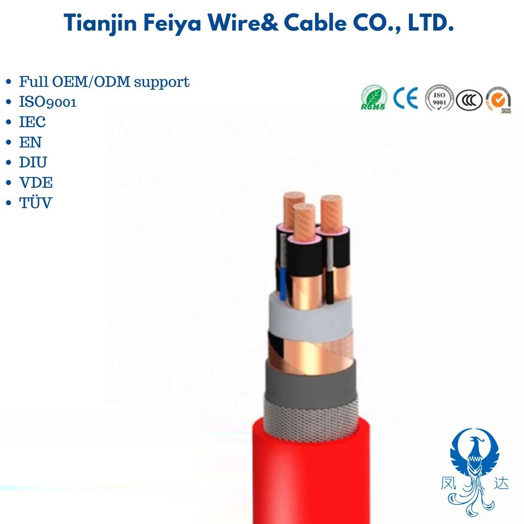 Nyy Mining Machine Cable Wire Nsshou 0.6/1 Kv with Individual Core Screen and Pilot Conductor Aluminium Control Cable Electric Waterproof Rubber Cable